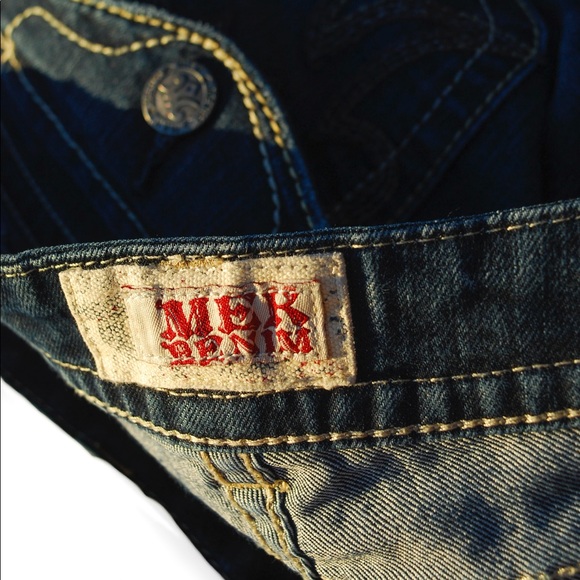 MEK Denim Woman’s Jeans w/ visible stitching - Picture 6 of 7